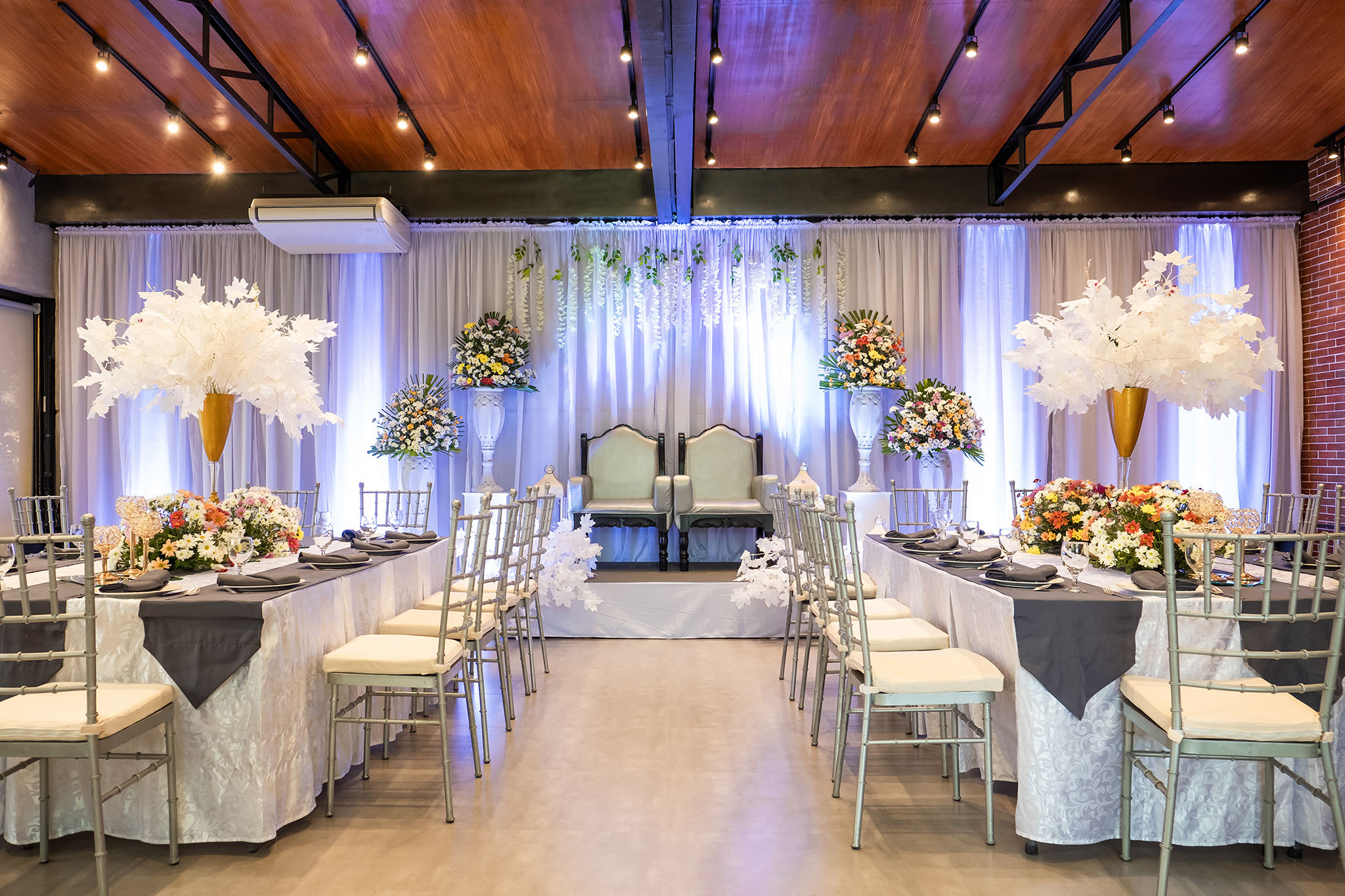 bedbox hotel events set up